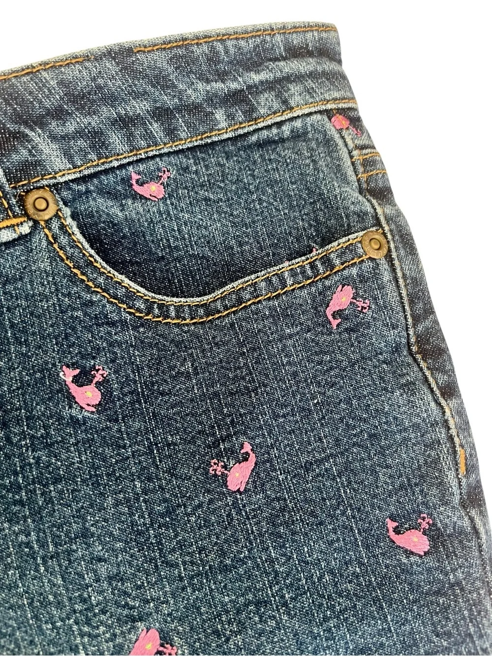 Lilly Pulitzer pink whale jeans